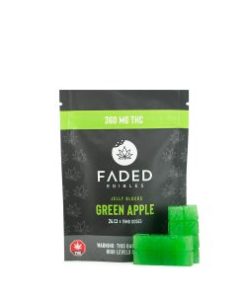 Buy Faded Cannabis Co. Green Apple Jelly Blocks Online