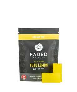 Buy Faded Cannabis Co. Yuzu Lemon Jelly Blocks