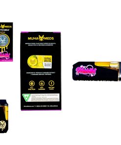 MUHA MEDS – DISPOSABLE RECHARGEABLE FULL SPECTRUM VAPE PEN CARTS – 2GM (2000MG)