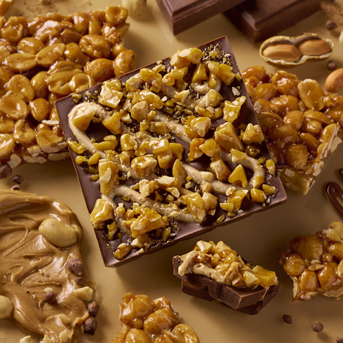 Milk Chocolate Peanut Brittle Bar - Image 2